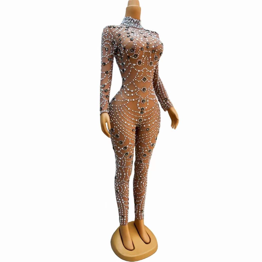 Holli Spirt Bodysuit Nude