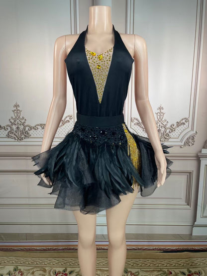 Dance Dance Short Dress Black