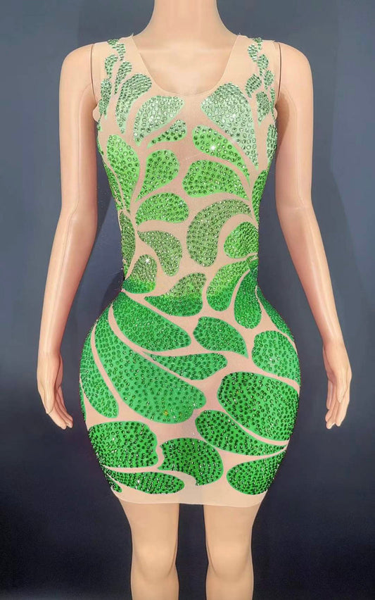 Valentines Dress Green