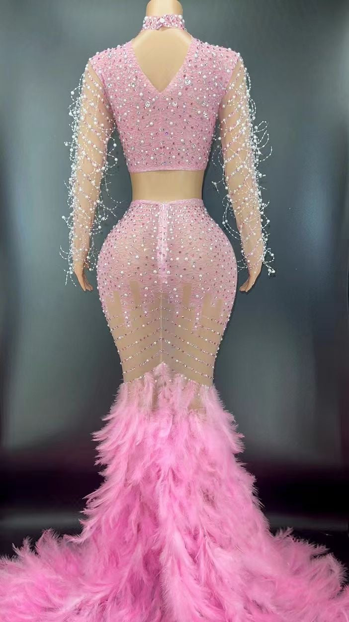 Snatched Dress Pink Darker Nude Delayed 5 days