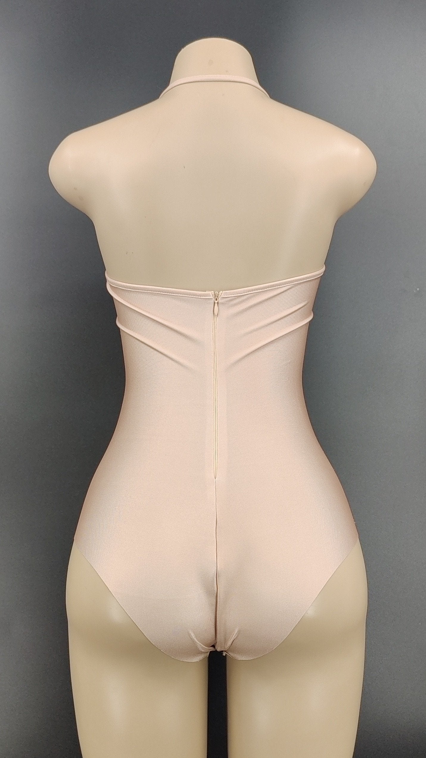 Angelic S Onesie Non see-through one piece Leotard nude