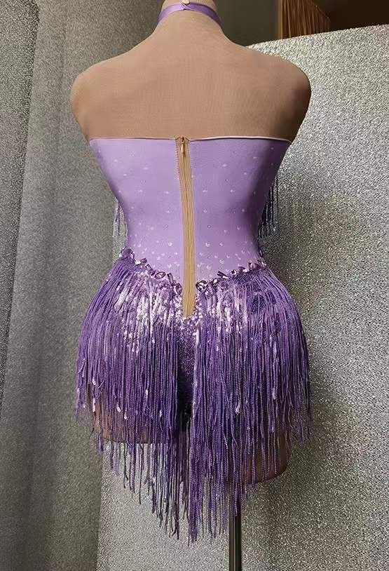 Vegas Remix Leotard Purple