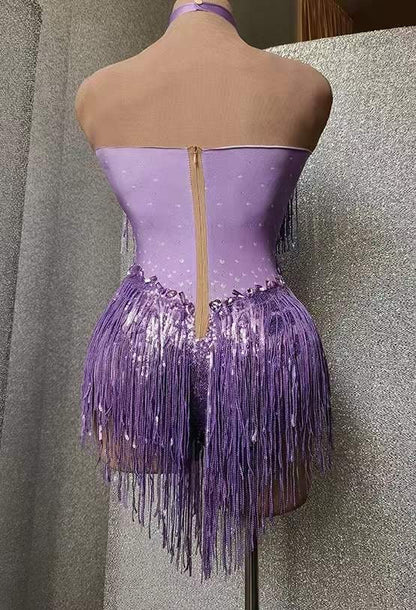 Vegas Remix Leotard Purple