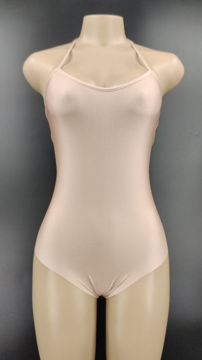 Ramona Onesie Non see-through one piece Leotard nude