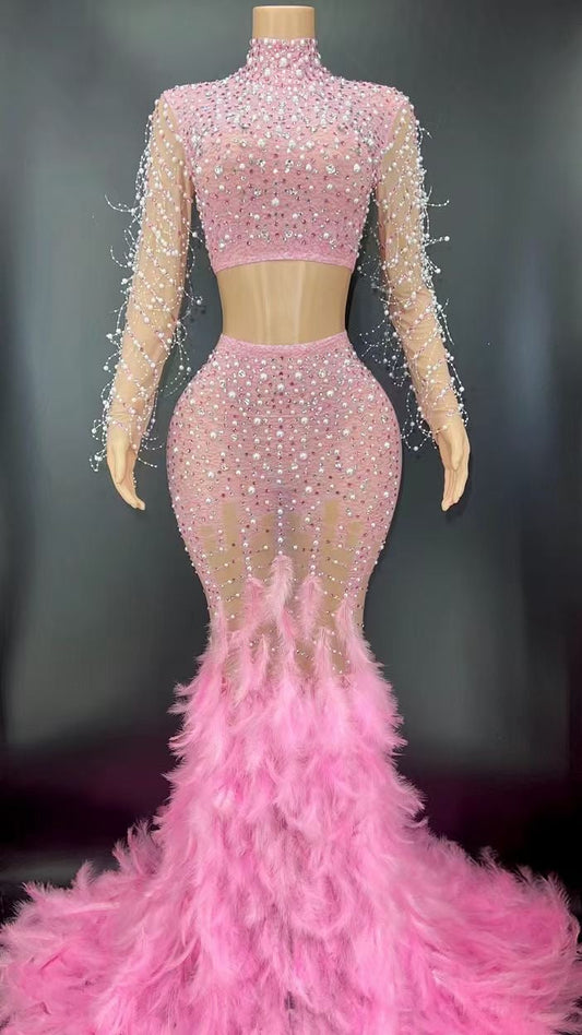 Snatched Dress Pink