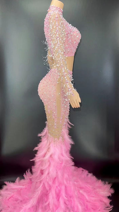 Snatched Dress Pink Darker Nude Delayed 5 days