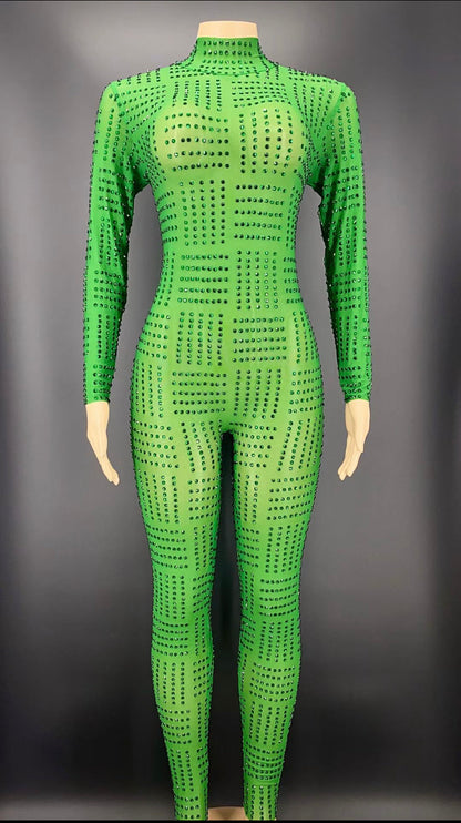 Green GO bodysuit and jacket delayed 8 days