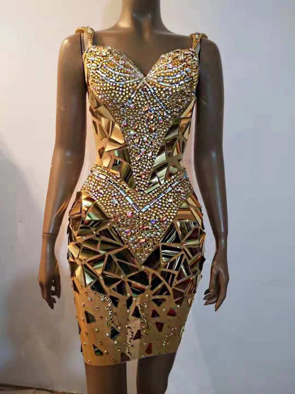 Nefertiti dress Gold Long