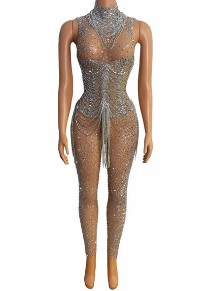 Tariana Bodysuit silver