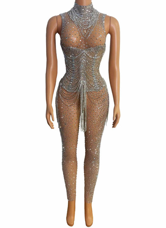 Tariana Bodysuit silver