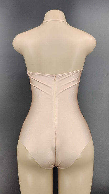 Toni Onesie Non see-through one piece Leotard nude