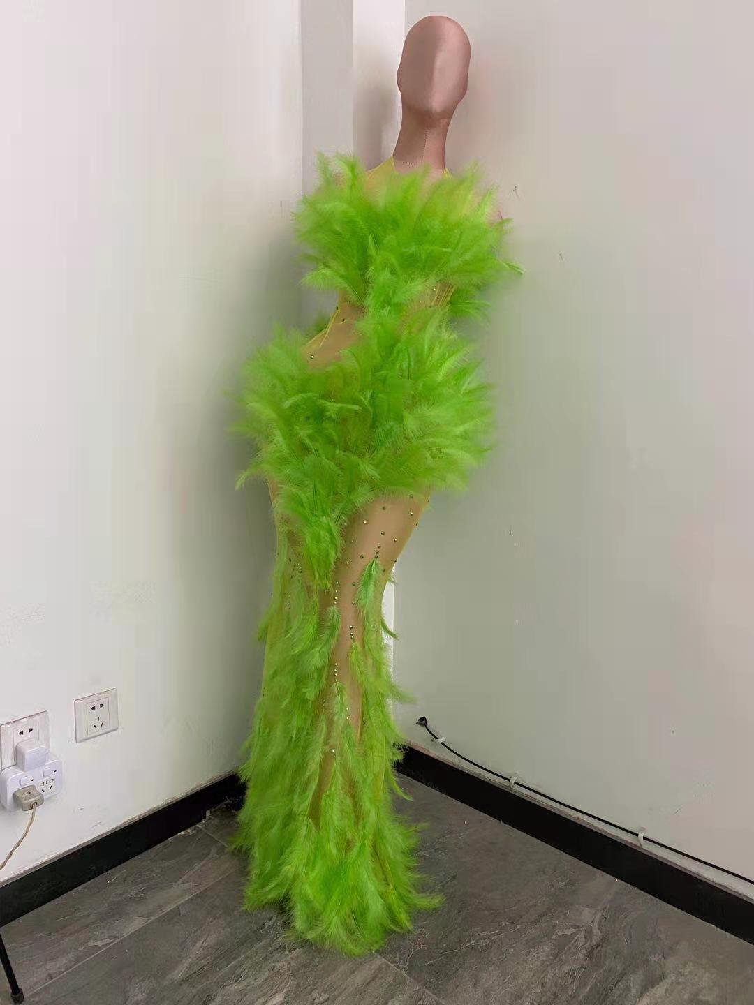 Green Queen dress