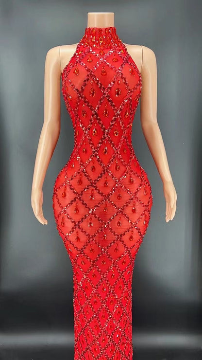 Neil Dress Red