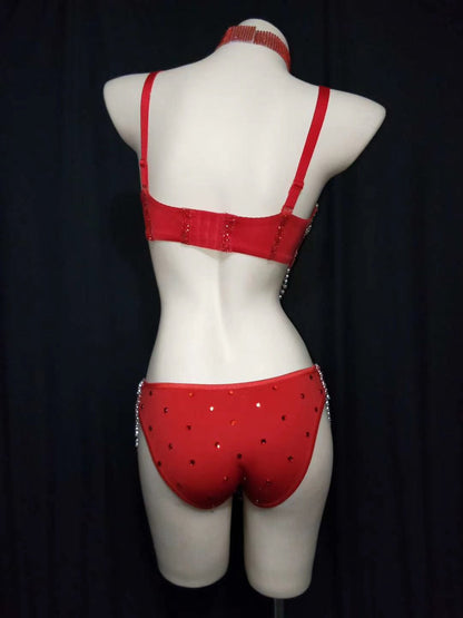 Red intentions swimsuit