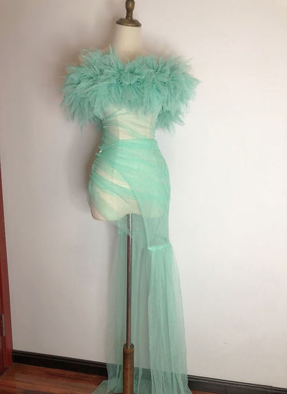 Puff Puff Dress Baby Green