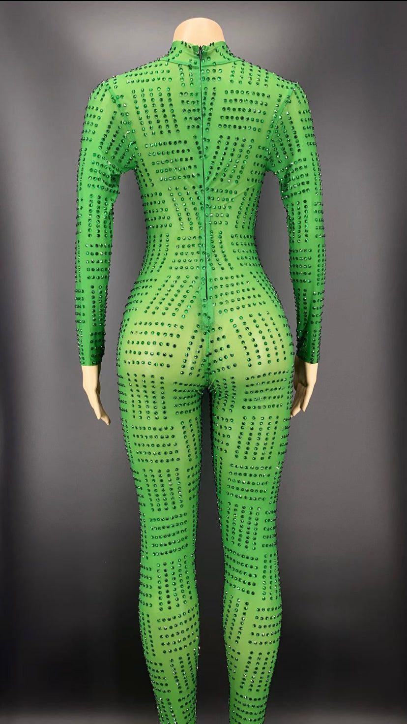 Green GO bodysuit and jacket delayed 8 days