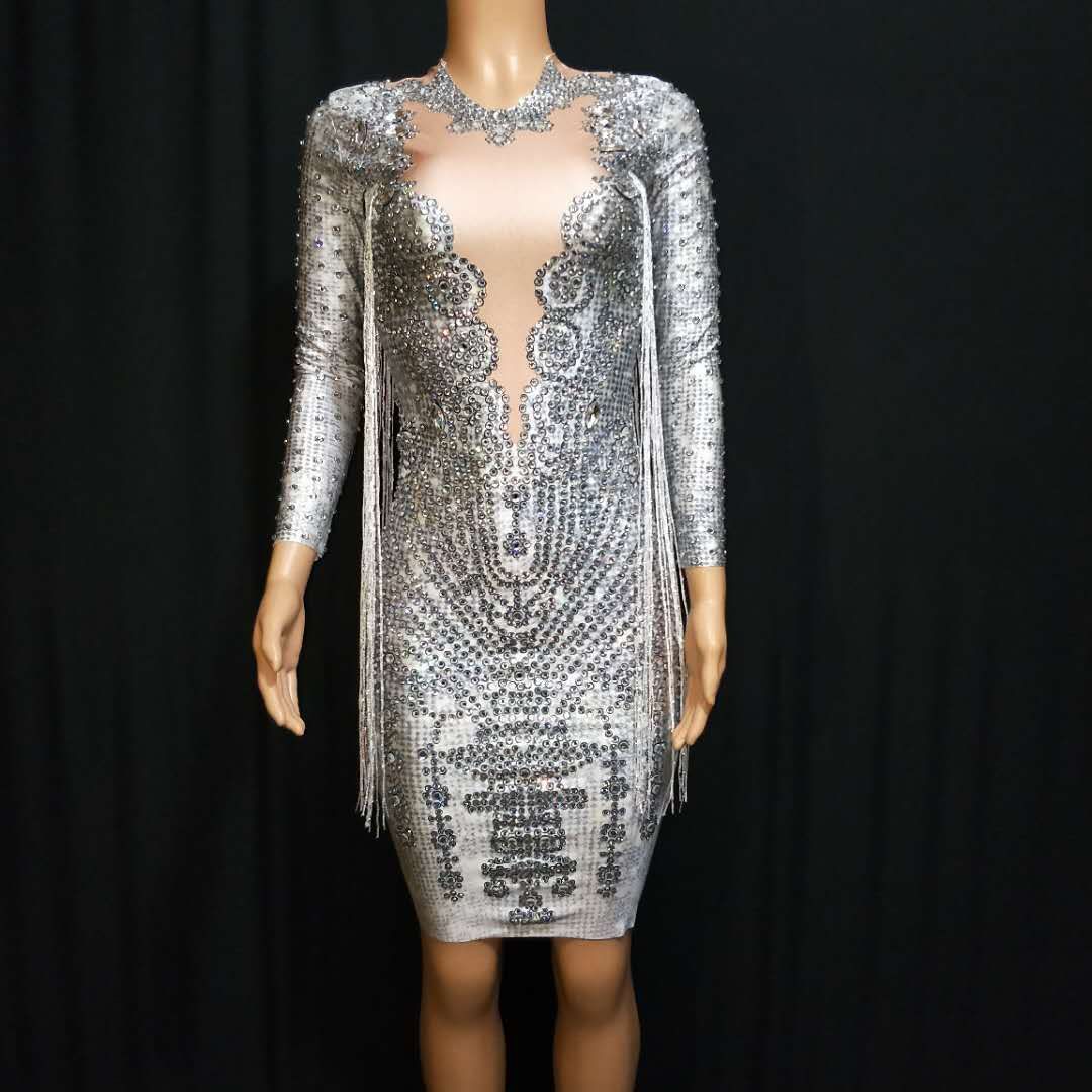 LEO Silver Love Dress