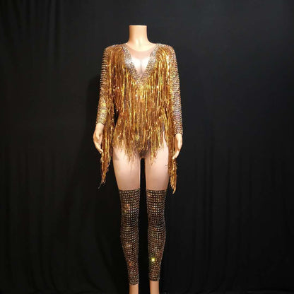 Golden dynasty bodysuit