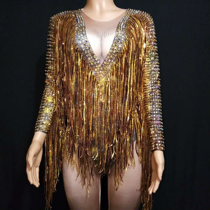 Golden dynasty bodysuit