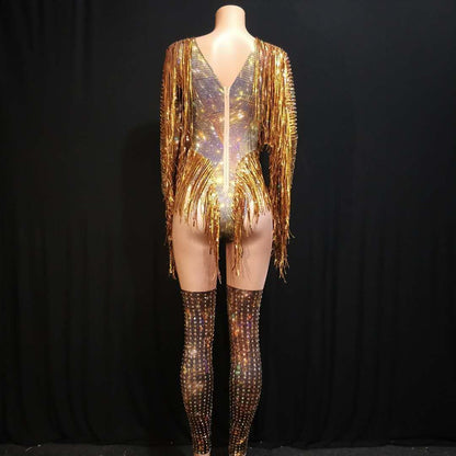 Golden dynasty bodysuit